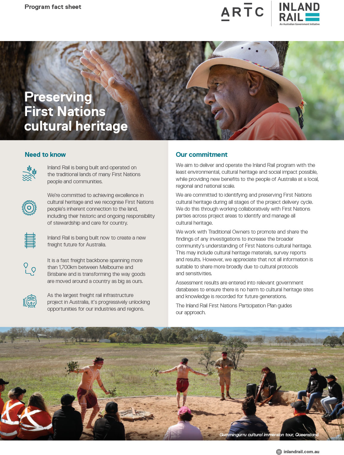 Image thumbnail for Preserving First Nations cultural heritage fact sheet