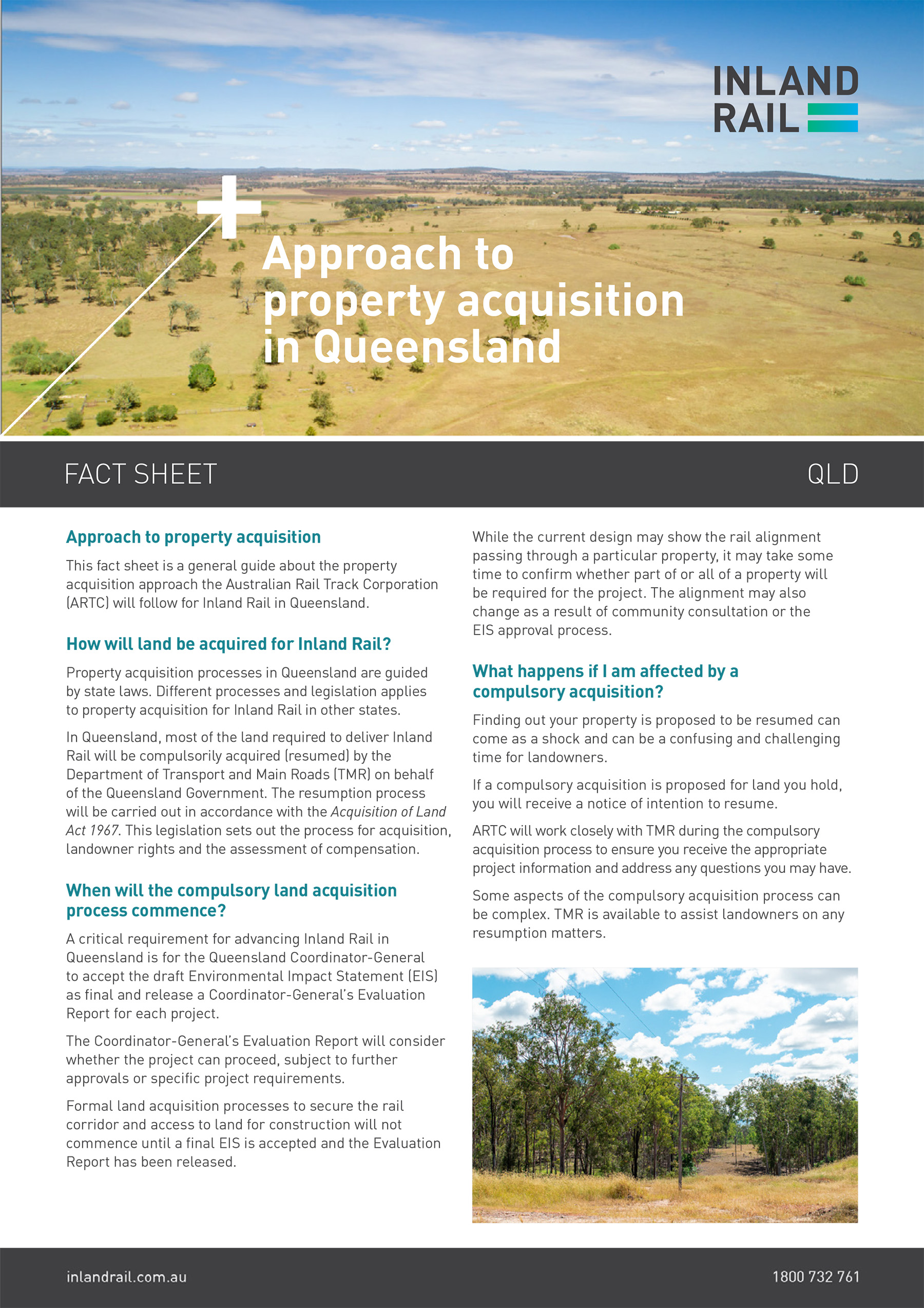 QLD property acquisition Fact Sheet