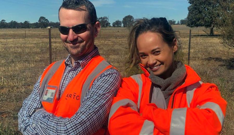 Inland Rail employees as part of the mentor program.