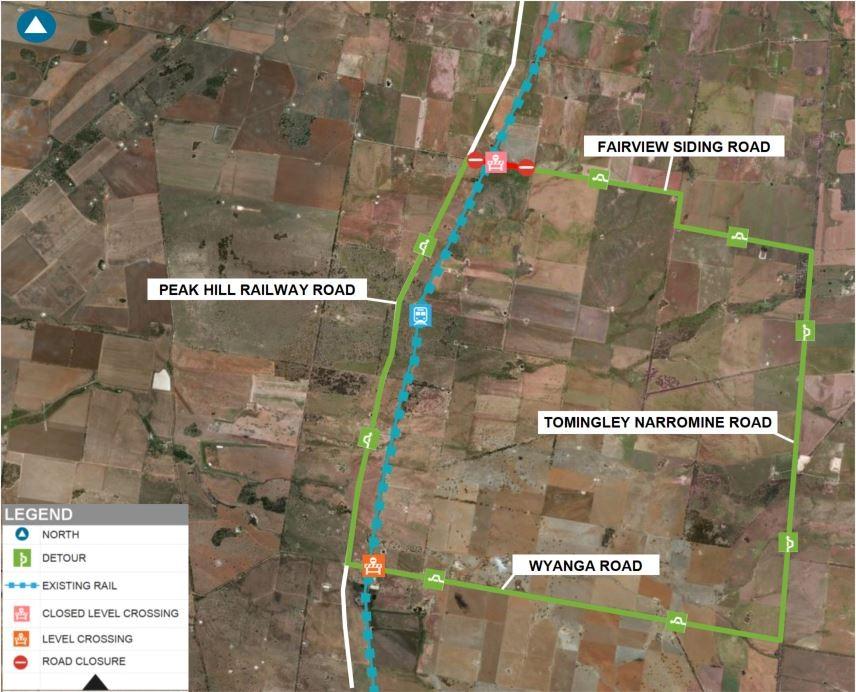 No. 97: Fairview Siding Road, Narromine extended closure