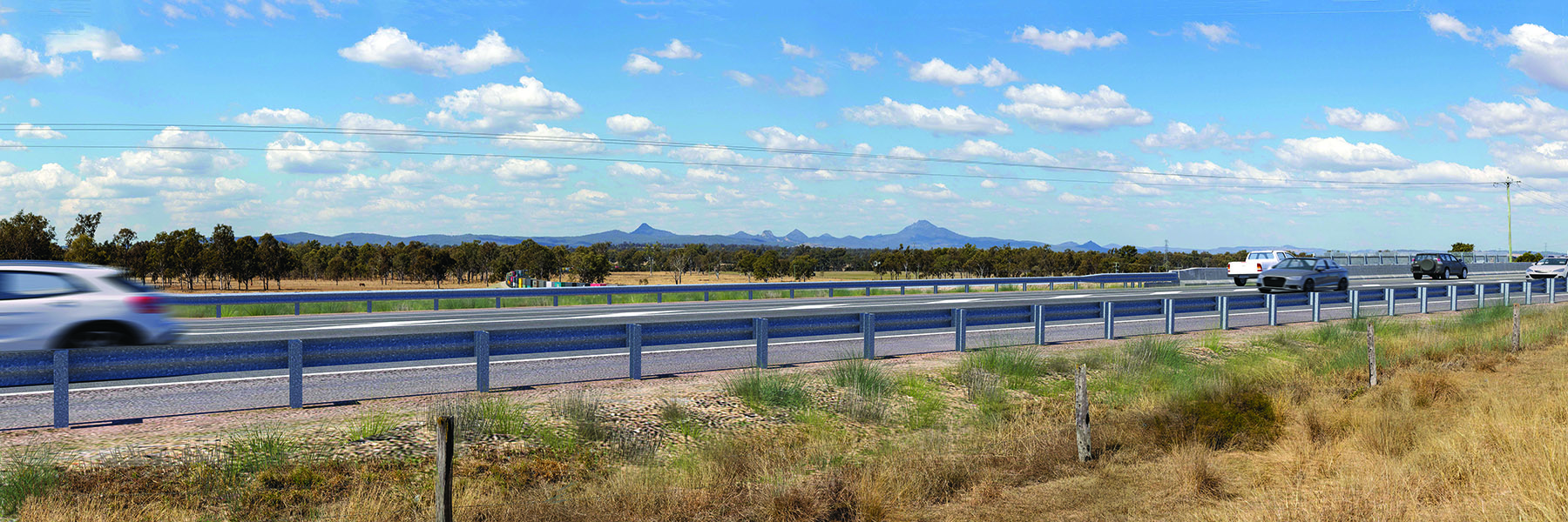 Cunningham Highway showing proposed design