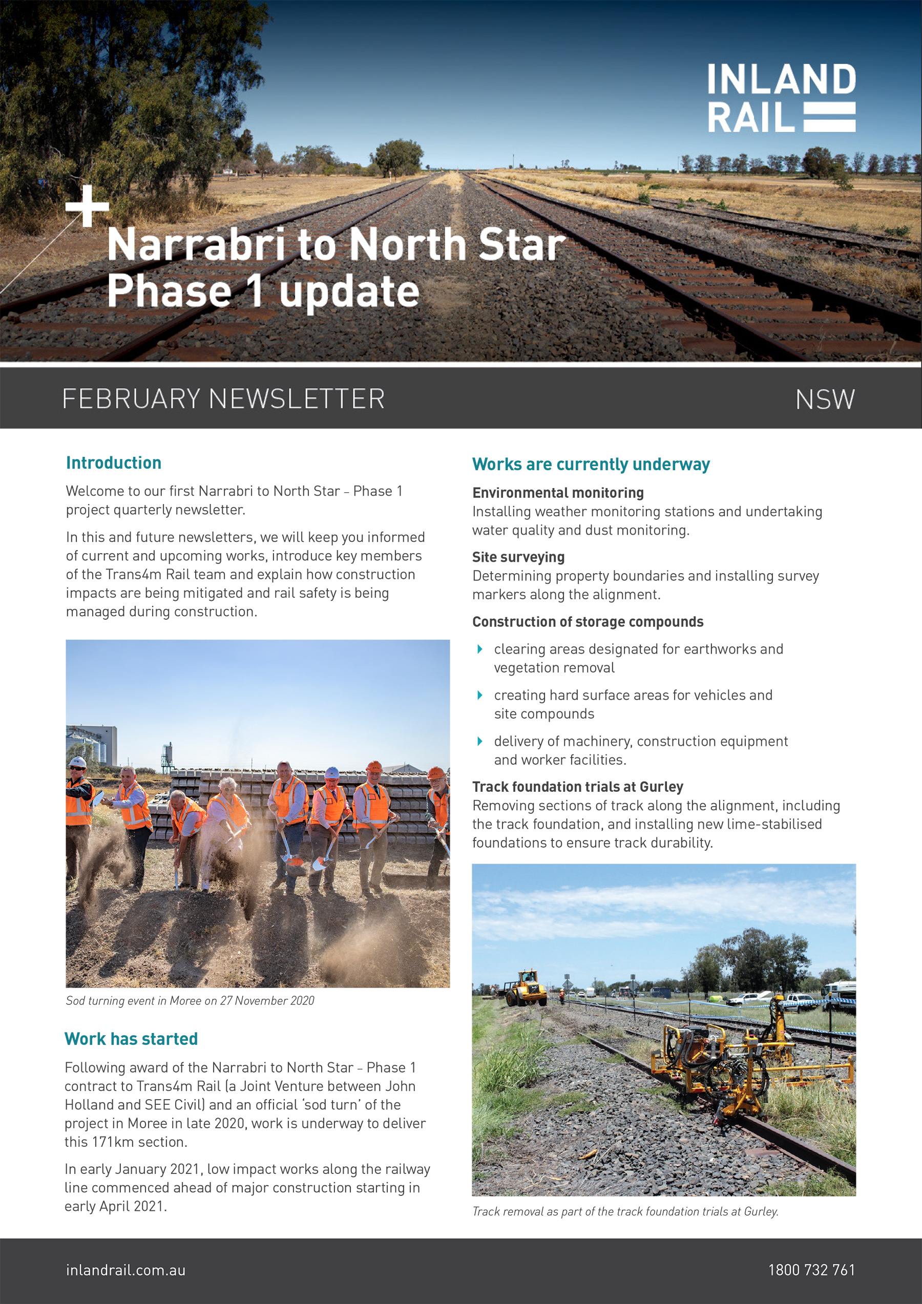 N2NS Phase 1 project newsletter