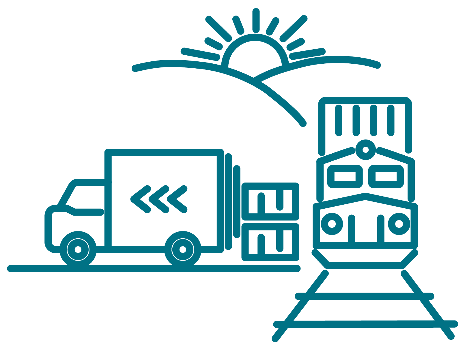 Icon depicting freight availability