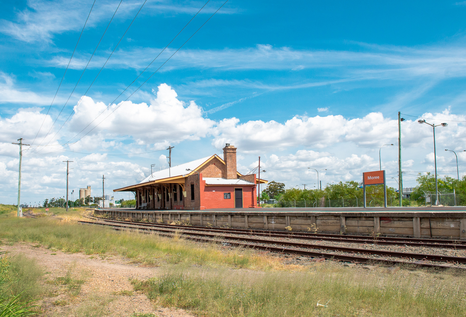 Moree station, New South Wales