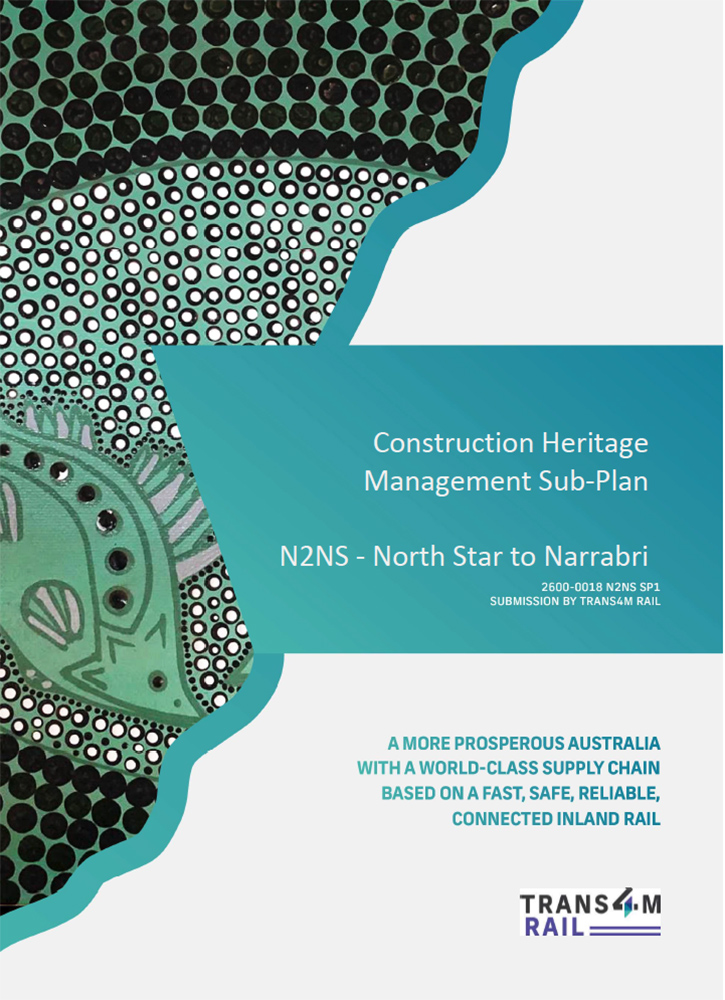 Thumbnail of document cover for Narrabri to North Star SP1 Construction Heritage Management Sub-Plan