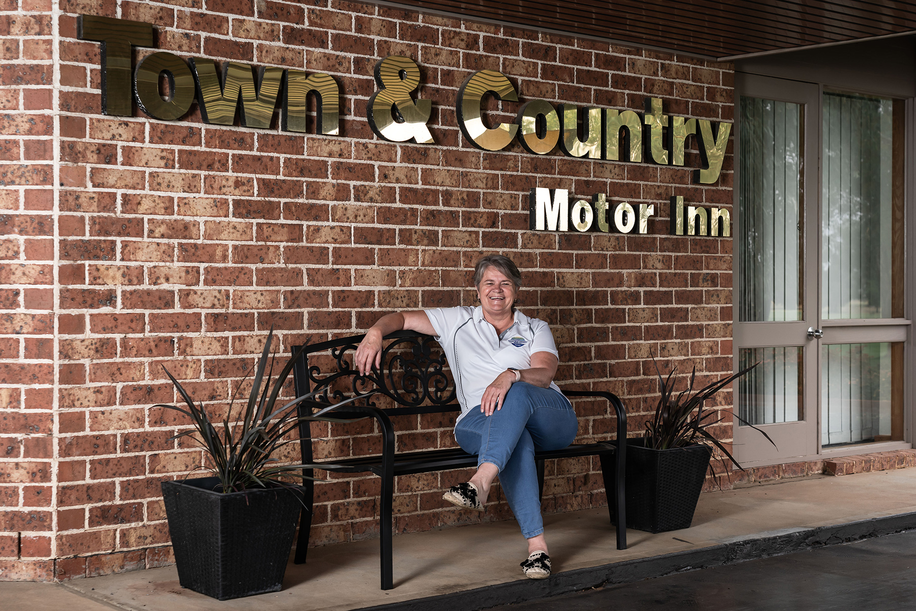 Lynette Whiting, Manager of Town and Country Motel in Forbes