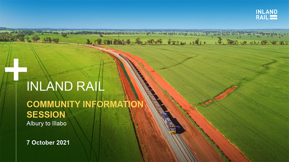 Document thumb for the Albury to Illabo Community Information Session Presentation - 7 October 2021