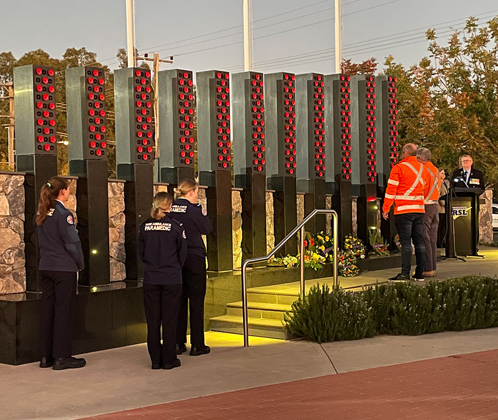 ANZAC Day service at Moree