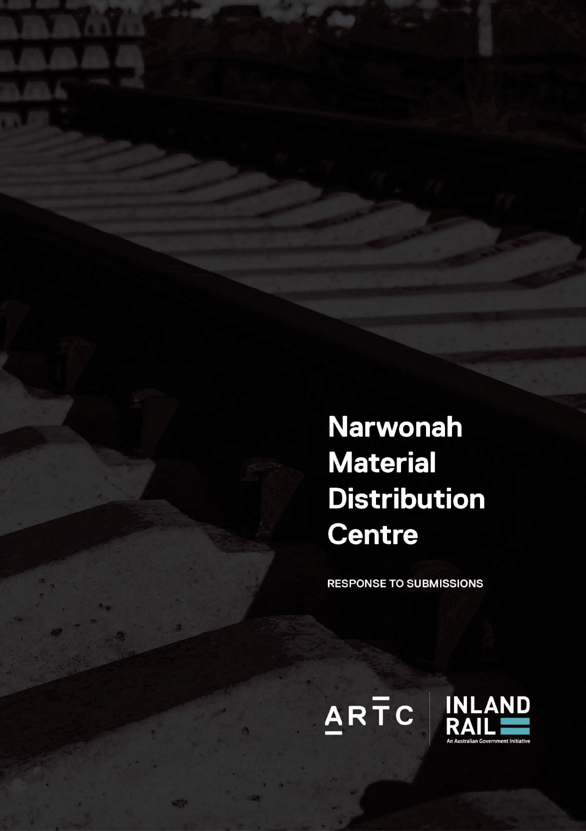 Thumbnail image of the cover page of the Review of Environmental Facts - Narwonah Material Distribution Centre: Response to Submissions document