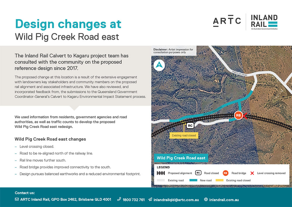 Thumbnail image of Design changes at Wild Pig Creek Road east document