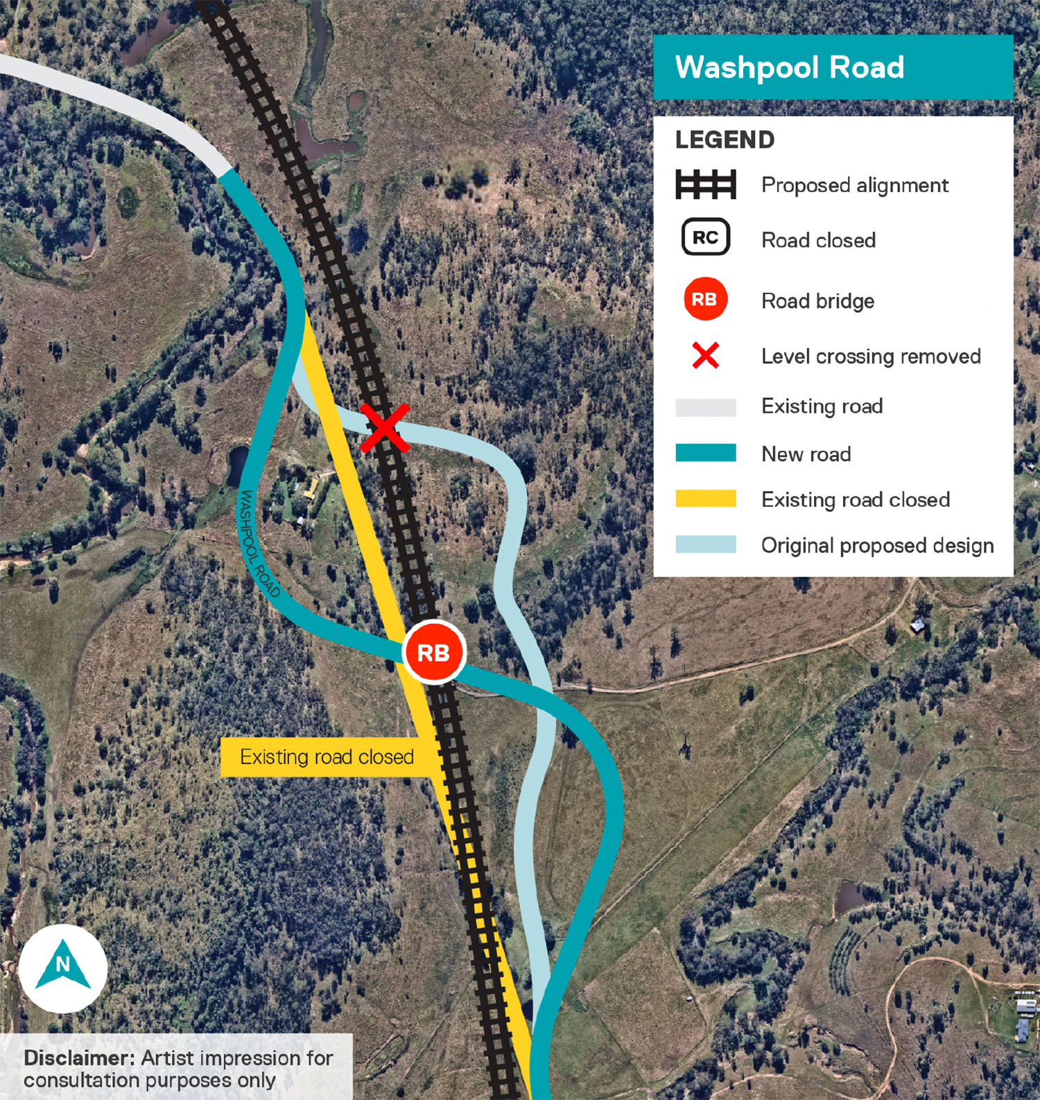 Link to open the Washpool Rd Consultation Map