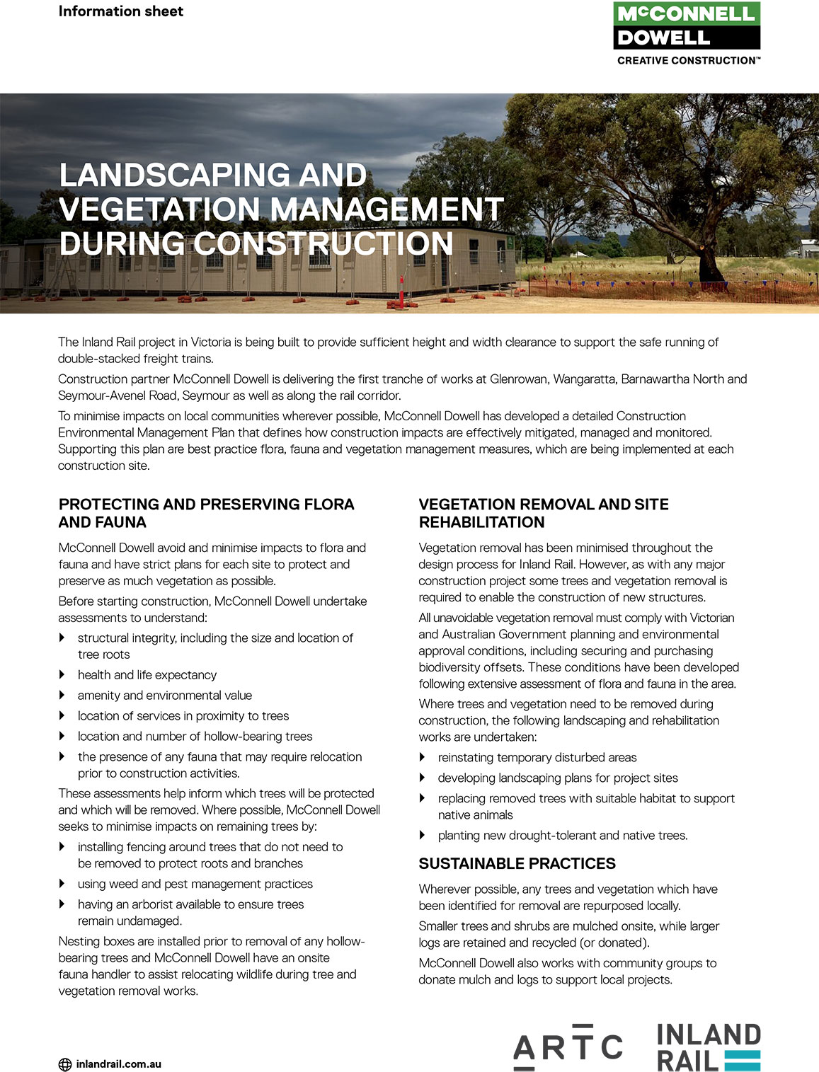 Thumbnail image of Landscaping and vegetation management in construction