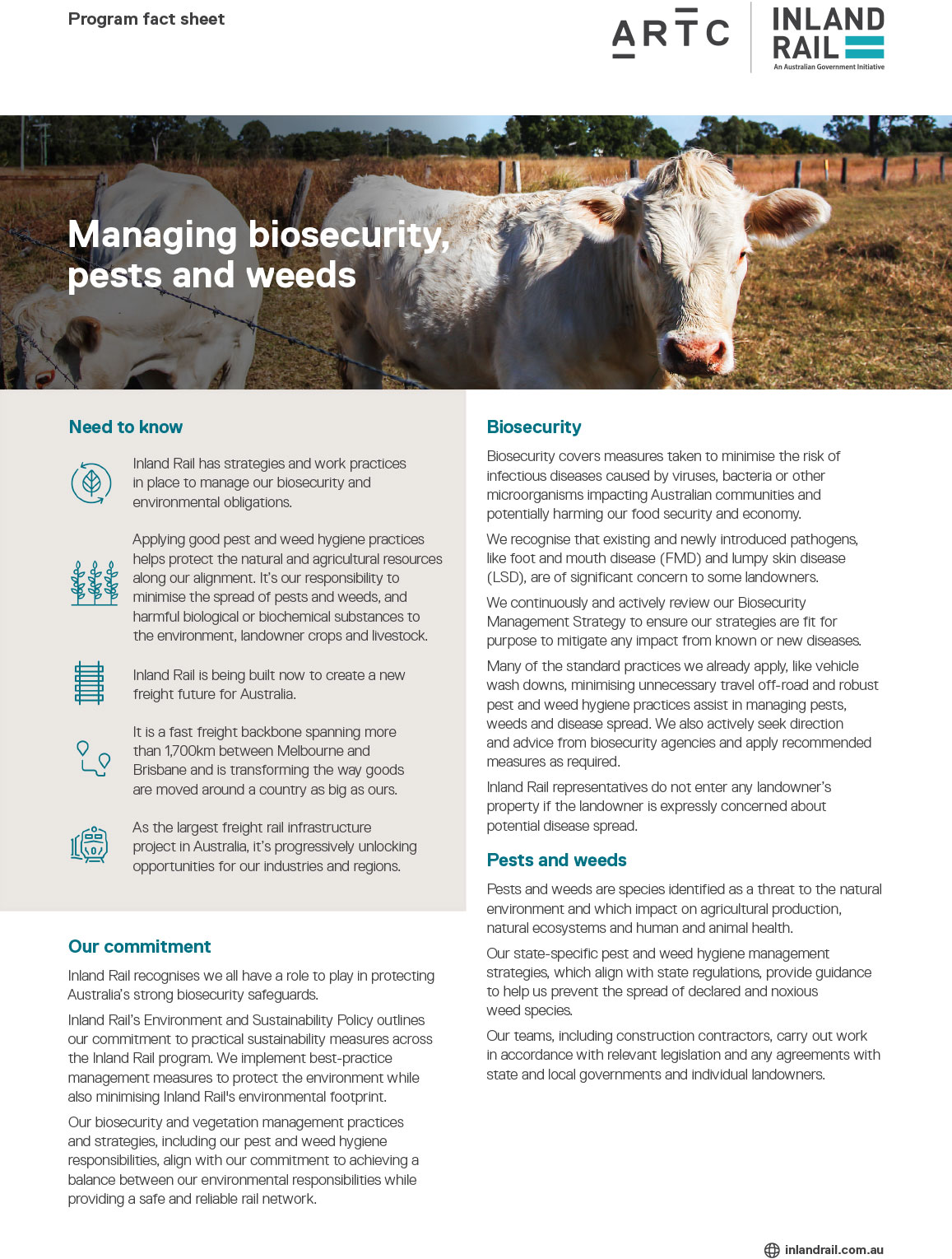 Image thumbnail for Managing biosecurity, pests and weeds fact sheet fact sheet