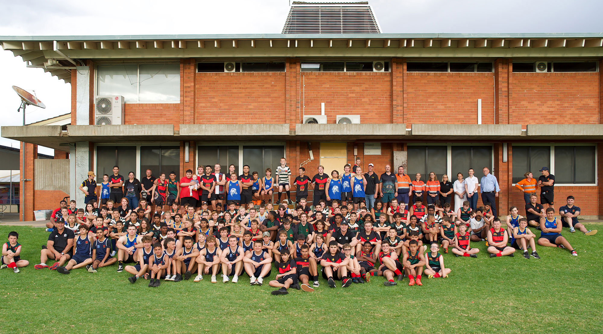 A group image of students from the Clontarf Foundation