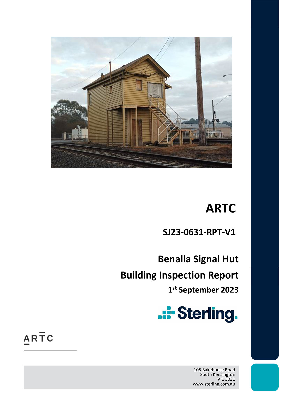 Image thumbnail for Benalla Signal Hut - Building Inspection Report