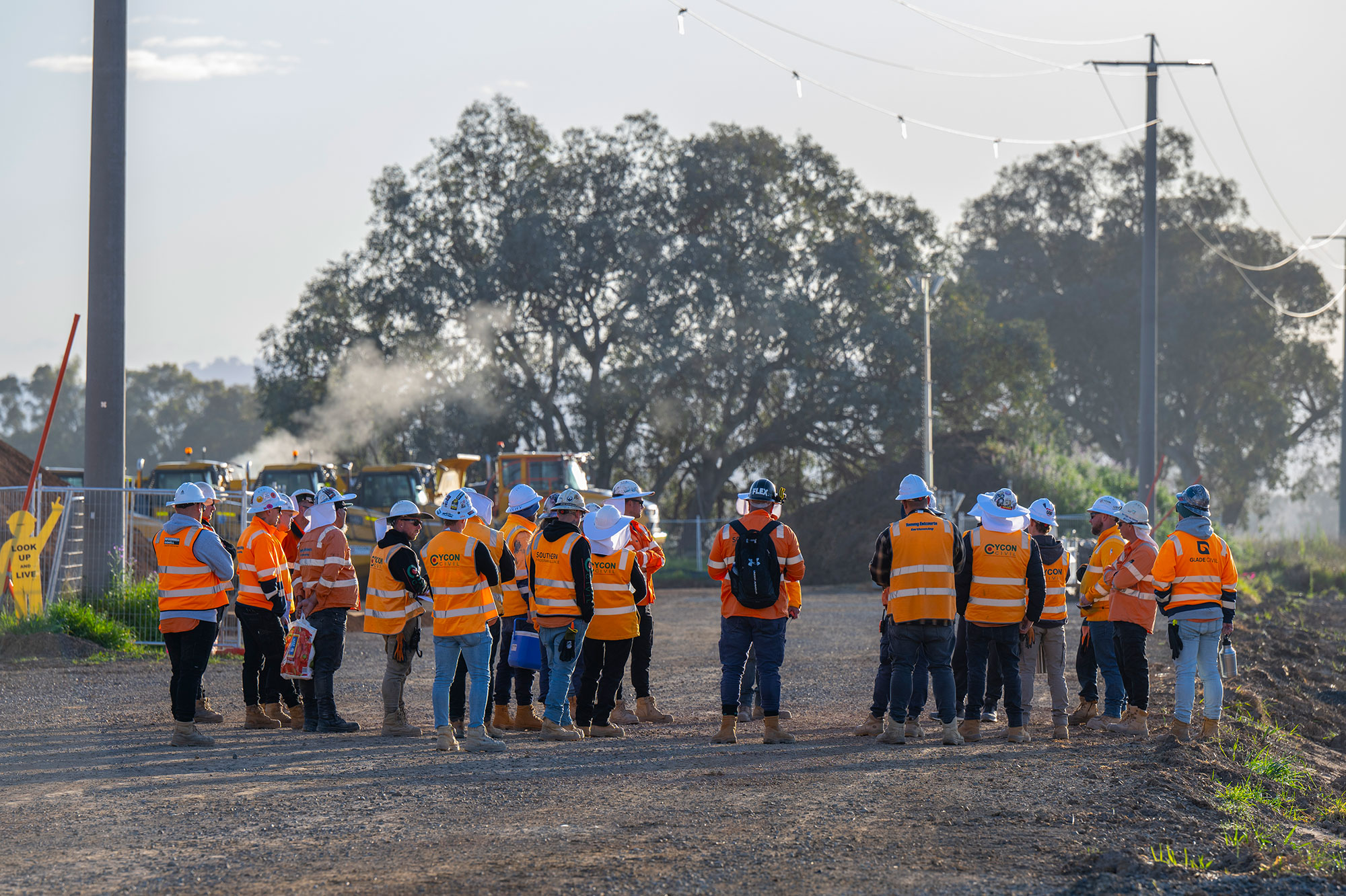 The prestart meeting is a priority for all Inland Rail sites