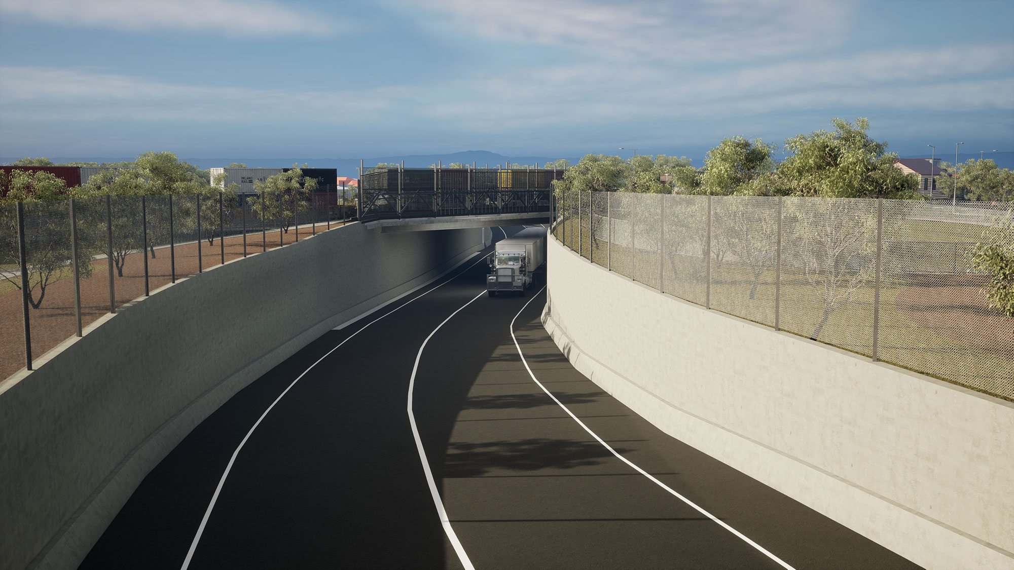 Visualisation of the Anderson Street underpass
