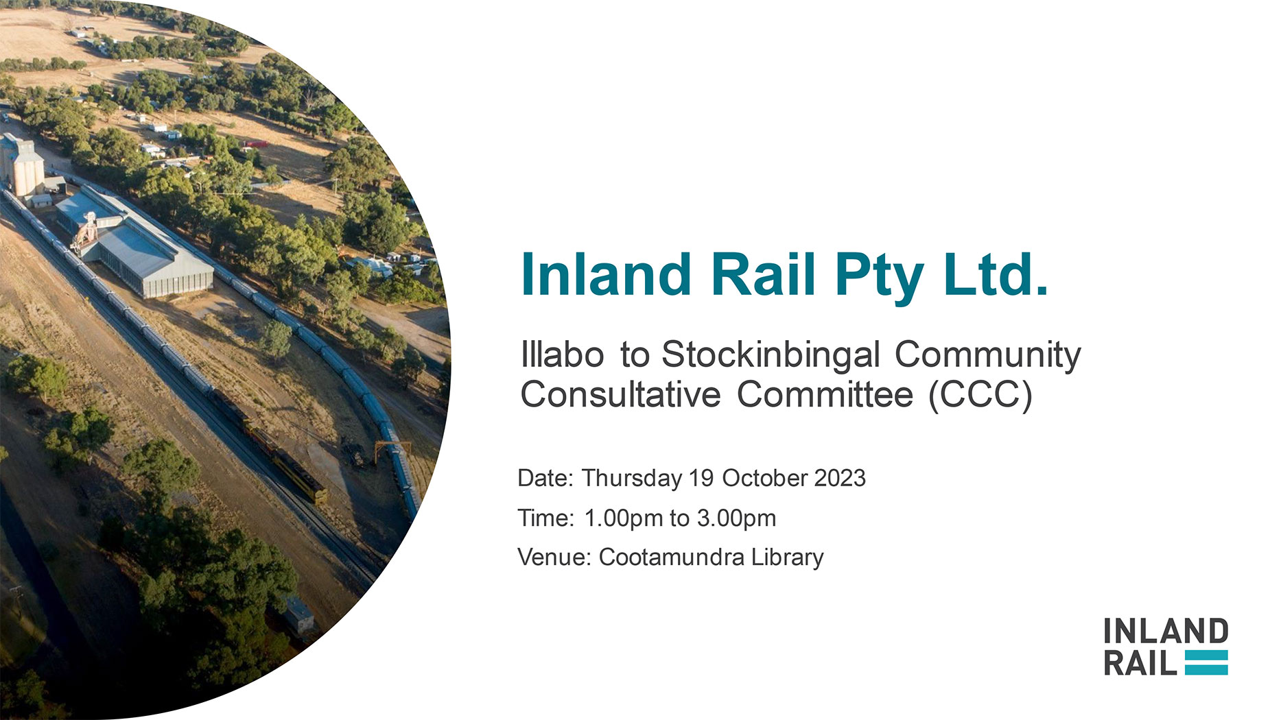 Image thumbnail for Illabo to Stockinbingal CCC meeting presentation 19 October 2023