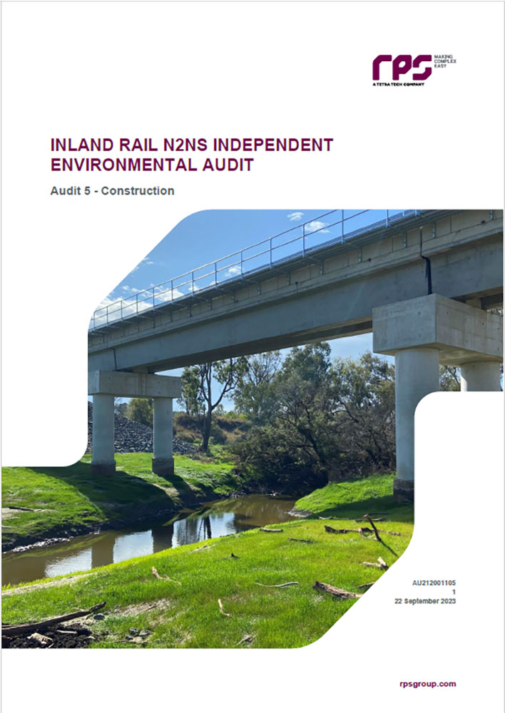 Image thumbnail for Narrabri to North Star Phase 1 Independent Environmental Audit: Audit 5 – Construction