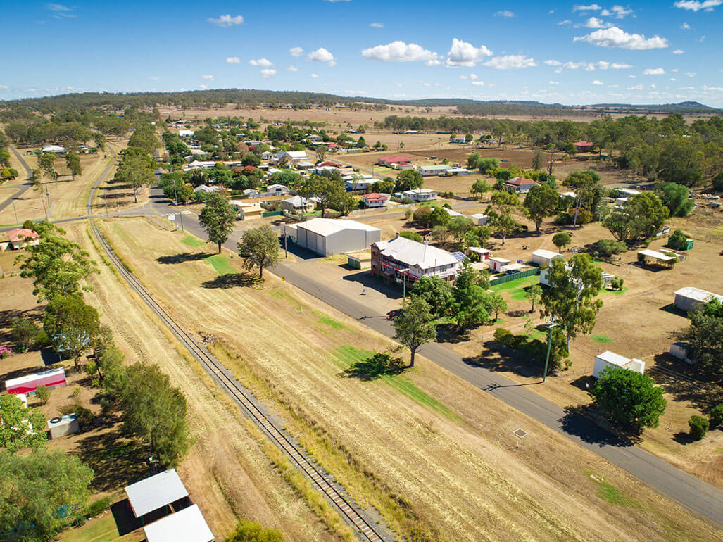 Aerial view of Southbrook, Queensland